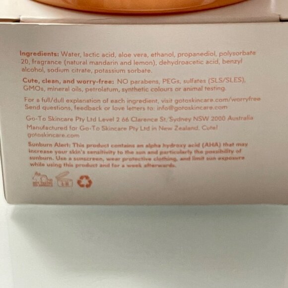 Go-To BNIB Single Use Natural Solution Lactic Acid Exfoliating Swipeys EXP 2022 - Picture 5 of 10